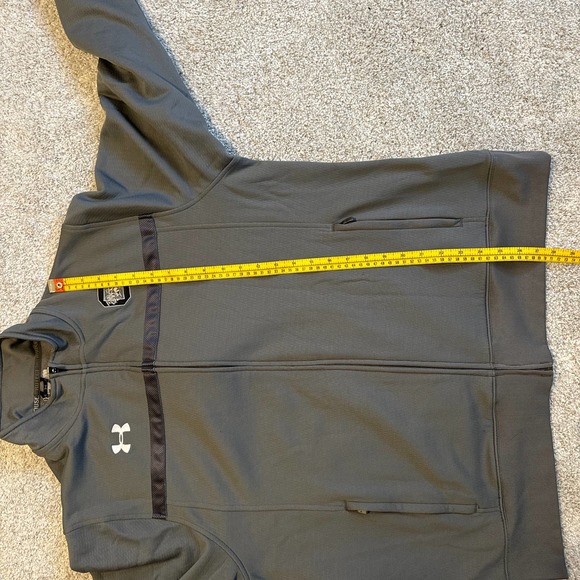 Under Armour Univ of SC Capital One Bowl Grey Full Zip Fleece Lined Jacket Large - Picture 10 of 11